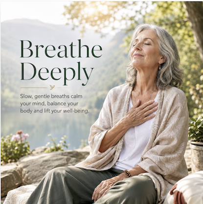 Breathe deeply