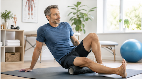 Fascia Foam Roller Male
