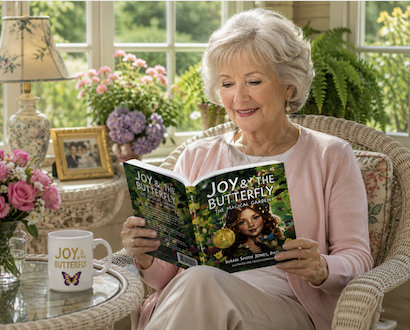 J-B grandmother reading it