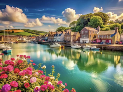 Sunrise in England