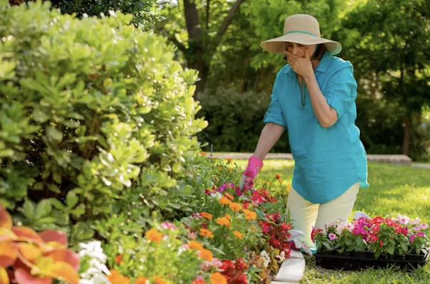 Allergies - garden lady