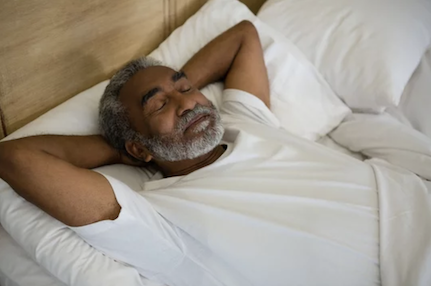 Sleeping Black man