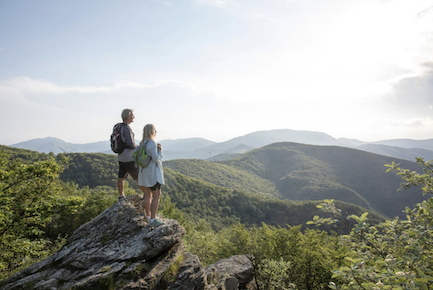 Hiking couple